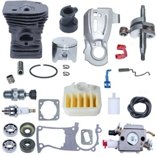 40mm 실린더 피스톤 기화기 크랭크샤프트 베어링 오일 씰 키트 허스크바나 체인톱 EPA용, 07 Hus340 Kit C