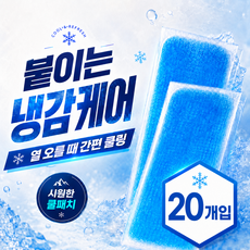 클루이 붙이는 아이스 쿨패치 패치형 냉각시트 야외활동 휴대용, 20개