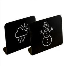 이루하루 미니블랙보드 쇼카드, L자형