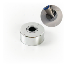 더뭉클몰 수전 편심 커버 끼움링 엔드링 마감링 니플 카바 앵글밸브왕 왕커버 편심왕 수전왕 낱개 1P 더뭉클몰, A_건그레이60X10, 1개