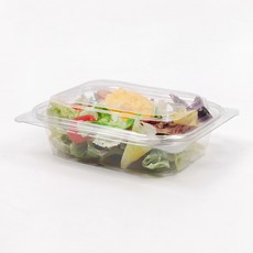 (BU) 반찬용기 투명 BU-004 (뚜껑포함) 100세트 일회용 페트 용기 반찬 샐러드, BU-004 (투명) 100세트