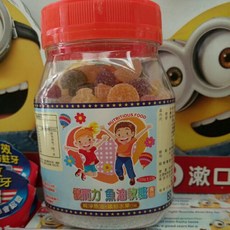 優而力 魚油軟糖 純淨魚油 繽紛水果口味 Omega 3, 1個