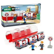 BRIO 브리오 World 36085 Trains of The London Underground Train 기차 엔진 액세서리 모든 세트에 적합, 1개