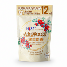 HSAE 衣能淨 洗衣QQ球 衣物芳香豆, 1個, 甜美麝香