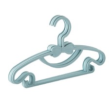 可愛蝴蝶結衣架, 藍色-小蝴蝶結款, 10個