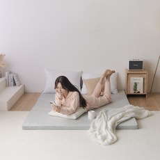 동서가구 EZ매트 견면 3단 접이식 매트리스