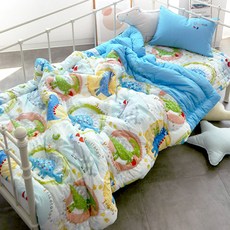 올트리 공룡 순면트월 차렵이불패드세트 SS