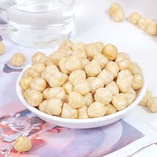 헤이즐넛 커널 분쇄 요리 대형 헤이즐넛 분쇄 Menglong 구운 아이스크림 케이크 장식 터키 원시 너트 스낵, 250g x 2봉 바삭, 1개