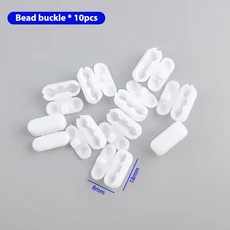 수직 셔터 롤러 블라인드 비드 체인 코드 로마 베네치안 벌집 수직 쉐이드 블라인드 커넥터 10 미터 (10.94, 01 WHITE