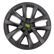 테슬라 모델3 전용 휠 허브캡 전면 휠커버, 2019-2022 모델 3, 클래식 무광블랙 4개, 1개