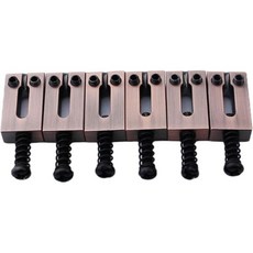 가이커 10.8mm 황동 롤러 새들 - 기타 트레몰로 브릿지 새들 스트라트 ST 일렉트릭 기타 교체 부품 액세서리 (6개 세트 브론즈), 10.8MM/ Bronze