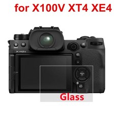 자체 접착 강화 유리 LCD 화면 보호기 커버 후지필름 XH2 X-H2S X-pro3 X-T4 X-E4 XPRO3 X100V XT4 XT5 카메라용, 1개