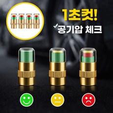 [색갈점검] 다온미 타이어 공기압 경고 밸브캡 올동심 4P, 골드, 1세트