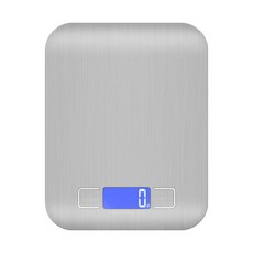 스텐 주방 전자저울 충전식 베이킹 이유식 계량, 단일 모델, 5_화이트 5kg 충전식 모델, 5kg
