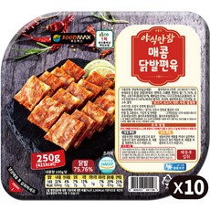 야식만참 매콤닭발편육 250g, 10개