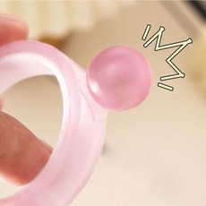 Diang 黏黏球膠帶 DIY手工製作 冰透球 徒手拉絲 解壓玩具 多色可選, 1.粉色, 1個