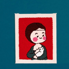 보람창고 액자형 펀치니들, 08.담비를안은소녀, 1개