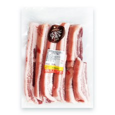 더푸드마켓 스페인 세계3대 돼지고기 듀록 흑돼지 구이용 오겹살 1kg, 1개