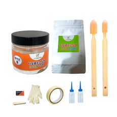 수직용 테두리용 화이트펄(스노우화이트) 줄눈코팅제 100g 시공도구포함 폴리우레아 줄눈보수제 변기 벽면 싱크볼 세면대 셀프줄눈시공