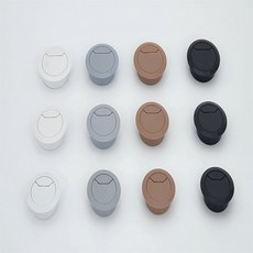 류디자인 책상마감재 테이블 전선캡, 그레이