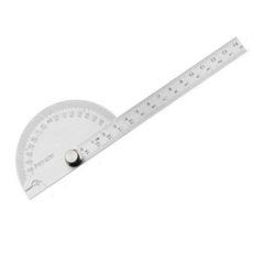 각도기 180도 분도기 분도자 각도자 수평기 14cm, 빠른배송