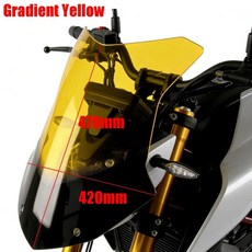 윈드스크린 윈드 디플렉터 프로텍터 오토바이 윈드실드, 7. B-470MM-BK-YL