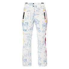 로시놀 X JCC 그래픽 패턴 사이드 스트라이프 팬츠