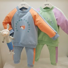 아가방 봄 50% 베이비페어! 봄 편하게 입고 신나게 상하세트! 편해도 깜찍한거 놓치지 않아 나글란소매 유아 상하복! 트레이닝 상하세트 느낌으로 놀이복 외출복 추천