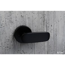 [국내생산]방문손잡이 버튼 세트 AFL-1101 블랙, 3개