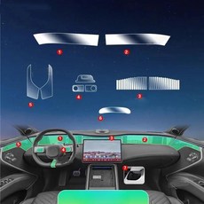 아바트라 아비타 기어박스 패널 내비게이션 스크린 자동차 내부 보호 필름 긁힘 방지 스티커, 1. Option D, C. RHD