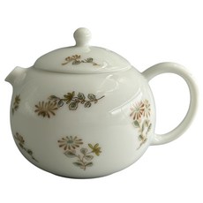 紅芳庭 高白瓷功夫茶道泡茶壺 圓珠壺款 140ml 精緻陶瓷茶具，品味生活, 白色, 1