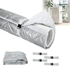 1 Set Portable Air Conditioner Hose Cover Insulated AC Exhaust Hose Wrap Universal Thermal Sleev