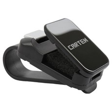 카템 차량용 원클릭 선바이저 선글라스 안경 홀더 클립 CT315, 블랙, 1개