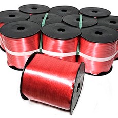 적색 노끈 (대) / 밴딩끈 포장용 바인더 끈 로프, 대 (10롤)
