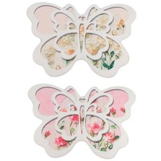 투데이리빙 2P 세트 버터플라이 규조토 발매트 빨아쓰는 욕실 주방 화장실 현관 워셔블 논슬립 매트 빠른 물흡수 발수건 인테리어 바닥 러그, 2개, 화이트