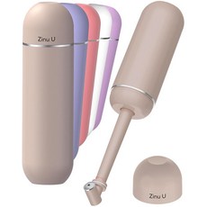 여행용 누출 방지 휴대용 비데 380ml (12.5온스) 용량 핸들 비데 이동 중 위생 산후 관리 및 캠핑 및 실외를 위한 안전한 씰이 있는 페리 보틀 (카키), 여행용 누출 방지 휴대용 비데, 380ml (12.5온