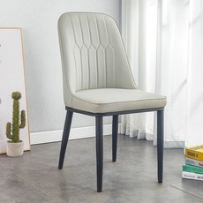 허리편한 식탁의자 원목 긴의자 심플 다이닝 벤치, 1개, 1 애로우 의자 그레이