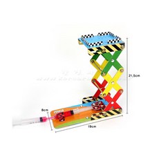 5인세트 유압의힘의 과학의원리 유압로봇 리프트 예술 IQ발달