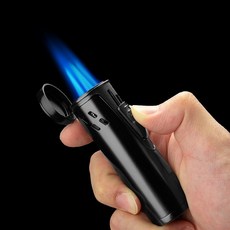 崇德店 經典噴火槍焊槍打火機 防風噴槍 戶外烘焙充氣體 直沖噴搶火機, 1個, CLB-22AE2黑色, CLB-22AE2黑色