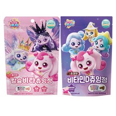 캐치티니핑 칼슘비타 츄잉정 딸기맛 + 비타민D 츄잉정 초코맛, 105g, 1세트