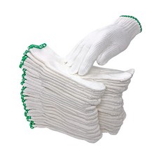 京閣織化 白尼龍手套-12雙 工地手套 工程手套 尼龍手套, 24白尼, 1個