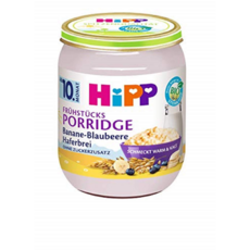 HiPP 유기농 아침용 바나나 블루베리 죽 160g x 6팩