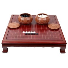 바둑판 세트 고급 오목판 원목 장기판 장기 바둑, 4. 세트B 월넛