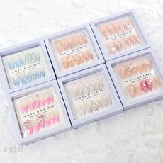 마이 아이돌 리얼 네일팁 키트 랜덤1개 인조 손톱 어린이 키즈 셀프 아트 디자인 옵션, 2. 마이 리얼 네일 팁 키트, 1개