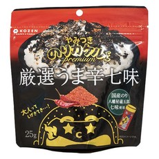 令人上癮的優質精選美味辛辣七味粉風味海苔拌飯料, 1包, 25g