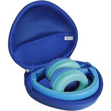 허미쉘 하드 트래블 케이스 iClever HS19 BTH12 키즈 헤드폰 아우터블루 이너레드, Blue, Blue