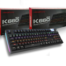 앱코 ABKONCORE K660 ARC (영문키캡), 영문자판, 블랙