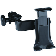 Hypersonic 車用懸臂後座平板架 HPA579 椅背平板架 大平板架 手機架, 黑, 1個