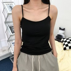 [2사이즈] 스판 쫀쫀 이너 나시 끈나시
