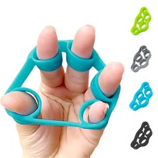 깔끔더하기 손가락 운동기구 근력기 신전력 재활훈련 손운동, 1개, 딥블루